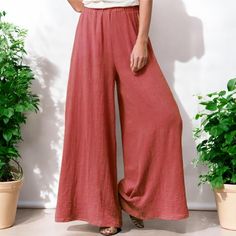 ✨ Linen Wide Leg Maxi Pants 'WELS' - Where comfort meets effortless style! 🌿 Looking for the perfect blend of elegance and ease? These high-waisted, loose-fit linen pants are designed for women who embrace casual boho style and breathable fabrics. Whether you're strolling along the beach, enjoying a sunny day out, or lounging at home, these skirt-pants deliver unmatched comfort and a chic look. 🌞 💫 Key Features: Premium Linen Fabric: Soft, breathable, and eco-friendly 🌱 Wide-Leg Design: Flow Fitted Linen Pants, Casual Boho Style, Maxi Pants, Summer Trousers, Trousers Casual, Fit Summer, Mode Boho, Linen Clothing, Leg Design