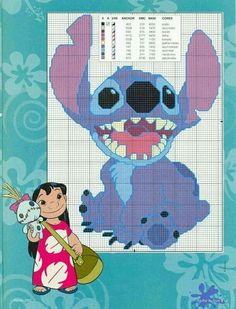 the stitcher book features stitchers and pictures of stitching characters, such as lilpui