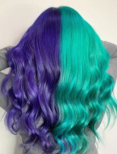 Hair Color Trends 2020, Blue And Purple Hair, Stylish Hair Colors, Light Pink Hair, Long Brunette Hair, Mint Hair, Hair Color Unique