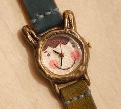 Art Watches, Vegetable Leather, Hand Stitch, Vintage Bunny, Beating Heart, Vintage Fur, Stitching Leather, Menswear Inspired, Leather Band