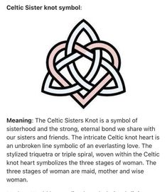 the celtic knot symbol is shown in this page