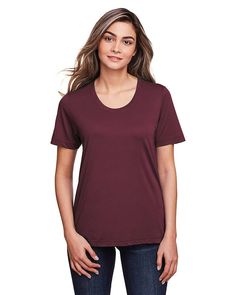 Ladies' Fusion ChromaSoft™ Performance T-Shirt - BURGUNDY - S | Core 365 Women's Fusion ChromaSoft Performance T-Shirt in Burgundy Size Small | Polyester Main Label, Blank Apparel, Pique Polo Shirt, Home T Shirts, Sleeves (women), Calgary, Navy And White, Moisture Wicking, Fashion Forward