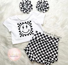 One crop top in your choice of size. Kendall Birthday, Rock And Roll Birthday, Crop Tops For Kids, Second Birthday Ideas, 1st Birthday Themes, 2nd Birthday Party Themes, Baby Crop Top, First Birthday Themes, Baby Fits