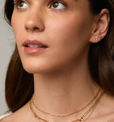 This dainty gold chain is a perfect delicate necklace to layer or wear alone. It is the perfect pendant chain to hang chains on. Made to stack, layer, and wear everyday.  Also available in sterling silver.
Adjustable length: 17"- 19" Everyday Delicate Chain Necklace With Initial Pendant, Delicate 14k Gold Filled Paperclip Chain Jewelry, Minimalist Charm Necklace With Delicate Link Chain, Delicate 14k Gold-filled Paperclip Chain Jewelry, 14k Gold Filled Figaro Chain Necklace For Layering, Minimalist Link Charm Necklace With Delicate Chain, Dainty Initial Necklace With Delicate Chain For Everyday, Dainty Charm Necklaces With Initial Pendant, Everyday Rose Gold Initial Necklace With Adjustable Chain