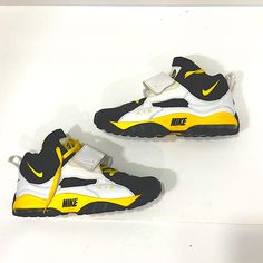 Size 11 Original 1995 (Not The Re-Released Line) Nike Air Turf 1’s (Selling For 500$ On Certain Sites) This Pair Has All Of Its Origin Inlay Stickers Shown As Well. These Are My Favorite Shoes Of All Time. I Have Several Different Color Ways And I Got These My Senior Year Of Highschool Playing For My Alma Mater @ Adrian C. Wilcox Highschool. Kept These Mint Condition Since 2004, And Probably Only Worn Twice Throughout My Entire Highschool Career Hahaha Souls Of These Shoes And Interiors Are Bran Retro Custom Sneakers With Boost Midsole For Sports, Vintage Basketball Shoes With Boost Midsole For Streetwear, Nike Throwback Custom Sneakers For Sports, Throwback Mid-top Custom Sneakers For Sports, Retro Nike Custom Sneakers, Nike Retro Custom Sneakers For Sports, Vintage White Basketball Shoes With Boost Midsole, Vintage Nike Custom Sneakers For Streetwear, Vintage Basketball Shoes With Boost Midsole