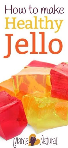 How To Make Jello, Beef Gelatin, Mama Natural, Junk Food Snacks, Jello Recipes, Marshmallow Creme