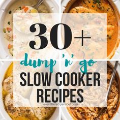 30 dump'n'go slow cooker recipes that are easy to make and delicious