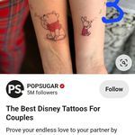 two people with tattoos on their arms and one is showing the same tattoo design as the other