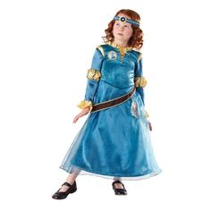 Rubie's Official Merida Disney Princess Deluxe   #dressup #maddistribution #party #halloween #maddistributionau #costume #fancydress #festival #standout    #Blue #Small #Rubies #DisneyPrincess #Kids  ➤    FOLLOW US for more deals on Fancy Dress   You are Merida, destined to be a Scottish Princess, but happiest when you can be shooting a bow and arrow or riding your horse, Angus. Will you escape the clutches of the evil demon bear, Mor'du? Contents: Dress & Headband. UK Product. Theme: DISNEY PRI Angel Fancy Dress Costume, Brave Costume, Disney Fancy Dress, Merida Costume, Merida Dress, Merida Disney, Brave Merida