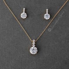 Cute Pendants Simple, Gold Pendant With Earings, Pendant Earrings Diamond, Matching Necklace And Earrings, Matching Earrings And Necklace, Diamond Earrings And Pendant Sets, Chain And Earring Set Gold, Gold Earrings And Necklace Set, Pendant With Earrings Gold