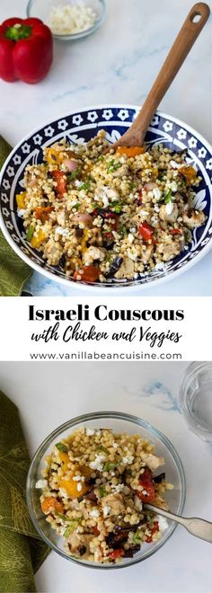 Couscous With Chicken, Chicken Pasta Dinner, Mediterranean Couscous, Fennel Recipes, Dijon Vinaigrette