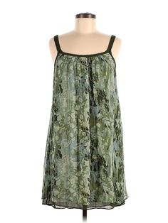 Unbranded Casual Dress Size: Medium Green Dresses - used. 100% POLYESTER, Slip dress, Square, Batik, Short, Sleeveless | Casual Dress - Slip dress: Green Batik Dresses - Used - Size Medium Camo Dresses, Green Casual Dress, Green Dress Casual, Camo Dress, Boho Clothes, Green Dresses, Dress Slip, Batik Dress, Green Camo