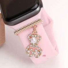 Adorable Teddy Bear Crystal & Faux Pearl Watch Charm Compatible With Most Watches See Measurements Pearl Watch, Cell Phone Holster, Phone Holster, Boutique Accessories, Walker Boots, Pajama Shirt, Fit N Flare Dress, Ladies Boutique, Rain And Snow Boots