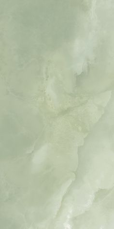 an abstract painting with white and green colors