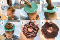 25 clever ideas for “wacky hair day” at school!! (…including chloe’s wacky hair!) Wacky Hairstyles, Short Hair For Kids, Halloween Hairstyles