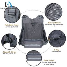 an image of a back pack with instructions on how to use it