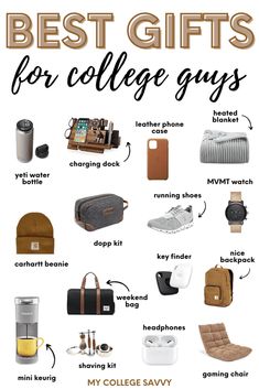 the best gifts for college guys