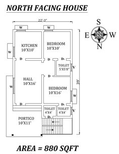 the north facing house floor plan