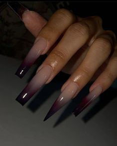 Latina Acrylic Nails, Dark Nails, Acrylic Nails Coffin, Dope Nails, Short Acrylic Nails