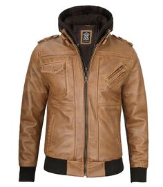 Genuine Bomber Jacket For Men With Removable Hood
Elevate your outerwear with our Men’s Camel Brown leather Bomber Jacket Genuinet with Removable Hood. This jacket blends classic design with functional elements, perfect for the modern men who appreciates both style and adaptability. Rugged Leather Jacket With Zipper For Winter, Leather Outerwear With Detachable Hood For Cold Weather, Urban Leather Outerwear For Outdoor, Winter Leather Jacket For Outdoor, Winter Outdoor Leather Jacket, Classic Winter Biker Jacket For Outdoor, Fitted Leather Outerwear With Double-lined Hood, Urban Leather Outerwear With Detachable Hood, Winter Leather Hooded Jacket With Detachable Hood