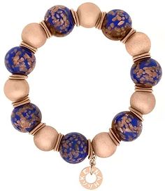 Edna Haak Magda 18K Rose Gold Vermeil Sterling Silver Bracelet Sterling Silver Bracelet, Fun Ideas, Jewelry Projects, Sterling Silver Bead, Jewelry Bags, Stretch Bracelet, 18k Rose Gold, Stretch Bracelets, Sterling Silver Bracelets