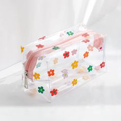 Kawaii Clear Transparent Pencil Pouch — A Lot Mall Clear Cosmetic Bag, Clear Makeup Bags, Cosmetic Bag Organization, Makeup Storage Bag, Travel Bag Organization, Makeup Bag Organization, Toiletries Organization, Stationery Storage, Pencil Bags