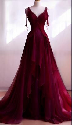 Dark Red Princess Dress, Masquerade Ball Outfit, Dark Red Bridesmaid Dresses, Red Princess Dress, Strange Dream, Red Princess, Winter Ball, Red Outfits, Dress Amazon