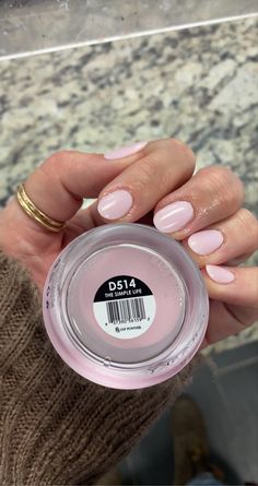 Light Pink Sns Nails Powder, Pale Pink Manicure Ideas, Sns Dipping Powder Colors, Best Sns Dip Colors, Soft Pink Sns Nails, Sns Dip Nails Colors, Pink Natural Dip Nails, Light Pink Dip Powder Nails Almond, Light Color Dip Powder Nails