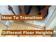 how to transition different floor heights