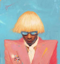 Tyler The Creator Fan Art, Tyler Fanart, Tyler Igor, Tyler The Creator Fanart, New Magic Wand, Weeknd Starboy, Ceelo Green, Up Painting, Favorite Albums