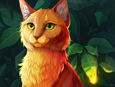 Original HQ Warrior cats art made by me!  You can check out my other warrior cats art on my deviantart Bujae-draws :) Firestar Warrior Cats, Warrior Cats, Digital Download, Digital Prints, Deviantart, Art