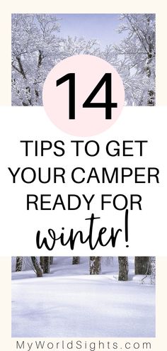 Planning to go winter camping or store your RV for winter? Learn how to prepare your RV for winter and winterize your camper. This will keep pipes from freezing in your camper when camping in the winter time! How To Winterize Your Rv, Destination Travel, Camping Activities, Camping Essentials