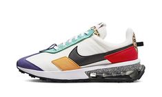 Nike Air Max Pre-Day SE WMNS DH5111 100 Air Max Pre Day, Nike Waffle Racer, Style Sportif, Air Max Women, Nike Air Max For Women, Red Nike, Nike Store, Nike Air Max 97, Suede Material