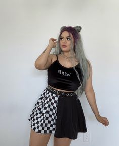 Plus Size Emo Outfits, Alternative Outfits Plus Size, Plus Size Grunge