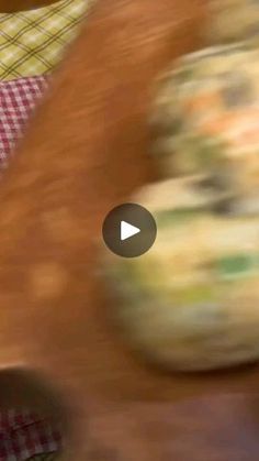 blurry image of food being made on a cutting board