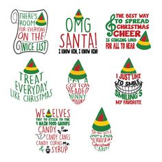 christmas svg files for cricut, silhouettes and cut file cutting machines