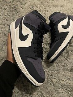 Air Jordan 1 Mid "Sanded Purple" Mid-top Jordan Shoes With Contrast Sole, Streetwear High-top Jordan Shoes With Speckled Midsole, Clean Look, Mid Top, Air Jordan 1 Mid, Jordan 1 Mid, Michael Jordan, Air Jordan 1, Jordan 1