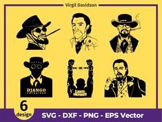 Django Unchained Quentin Tarantino Samuel Jackson SVG | Vectorency Samuel Jackson, Django Unchained, Quentin Tarantino, Free Svg Cut Files