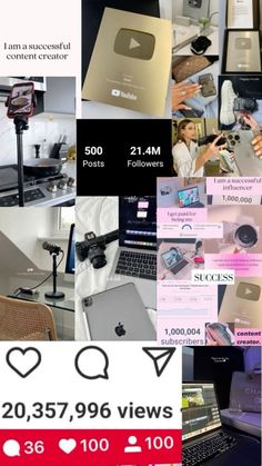 a collage of pictures with different types of electronics