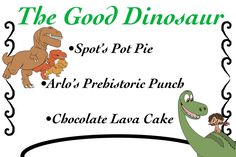 the good dinosaur spot's pot pie and chocolate lava cake is available for purchase