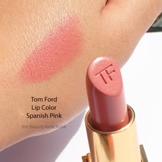 Tom Ford Lip Color: Spanish Pink 01 - The Beauty Look Book Vanilla Scent, Pink Chanel, Pink Lipstick, Kiss Makeup, Lip Color