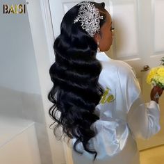 BAISI HAIR Frontal Lace Wig BAISI Loose Deep Wave Lace Wig For Wedding Deep Wave Lace Wig, Black People Weddings, Black Brides Hairstyles, Brides Hairstyles, Wedding Hairstyles For Girls, Black Brides, Wedding Hairstyles And Makeup, Black Wedding Hairstyles, Loose Deep Wave