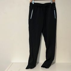 Barbella Box Woman’s Black Sweatpants,Size L But Run A Little Small, Nwot, Never Worn, Perfect Condition, Cuff Ankles, Stretchy Leggings Like Fabric, Zip Up Side Pockets, Perfect Condition! Black Activewear With Pockets For Work, Black Fitted Full-length Joggers, Black Stretch Pants With Elastic Side Panels, Black Straight Pants With Elastic Side Panels, Black Gym Pants With Elastic Side Panels, Black Tapered Leg Sweatpants For Workout, Black Pants With Elastic Side Panels For Loungewear, Black Tapered Leg Workout Pants, Black Activewear With Elastic Waistband Ankle-length