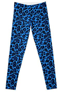 Super stretchy and durable polyester full-length leggings. Vibrant high-quality sublimation print across the front and back. Size range XXS-XL. A trendy y2k aesthetic bright blue leopard print pattern. Find more animal prints and retro vibes in my shop: Scene Leggings, Blue Y2k Aesthetic, Aesthetic Leopard Print, Swagger Outfits, Scene Clothes, Aesthetic Bright, Blue Leopard Print, Leopard Print Pattern, Scene Outfits