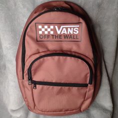 Elevate Your Style With This Stunning Vans Rose Backpack, Perfect For Fashion-Forward Individuals Seeking A Blend Of Practicality And Elegance. This Backpack Is Brand New With Tags, Ensuring Its Pristine Condition And Authenticity. Whether You’re Heading To School, Work, Or A Casual Day Out, This Backpack Is Your Perfect Companion. Don’t Miss Out On This Stylish And Functional Accessory! Vans Backpack, Vans Bags, Vans Yellow, Skateboard Logo, Disney Vans, Red Backpack, Vans Black, Vans Off The Wall, Swim Shoes