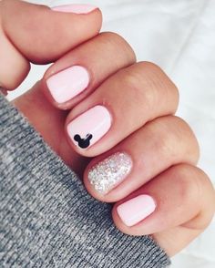 Round Nail Designs, Mickey Mouse Nails