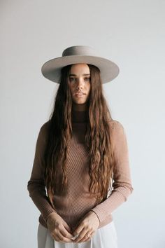 Short Brim Hat, Wide Brim Felt Hat, Bohemian Mama, Gigi Pip, Hat Felt, Felt Hats, Rancher Hat, Boho Hat, Fashion Petite