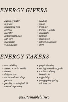 Energy Givers, Tenk Positivt, Vie Motivation, Motiverende Quotes, Positive Self Affirmations, Mental And Emotional Health, Self Care Activities, New Energy, Calisthenics