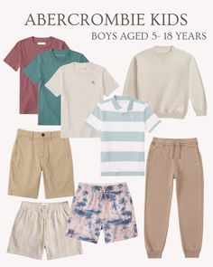 Summer vacation outfits - preppy boys cloths - chino shorts - chinos - T-shirt- sweater - neutral boys clothing - swim shorts - A&F - classic boys clothing - teenager fashion - LTK sale 

Follow my shop @MumInTheCity on the @shop.LTK app to shop this post and get my exclusive app-only content!

#liketkit #LTKSpringSale #LTKkids #LTKswim
@shop.ltk
https://liketk.it/4z26n Teenager Outfits Boys, Summer Neutral Outfits, Teenager Fashion, Boys School Outfits, Preppy Boys, Outfits Preppy, Boys Summer