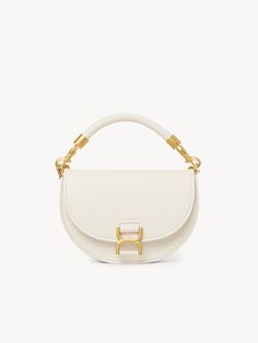 Chloé Marcie Chain Flap Bag | Chloé US Chain Strap Top, Girly Accessories, Bag Collection, Chloe Marcie, Chloe Bag, Best Bags, Engraved Jewelry, Small Purse, Cute Bags